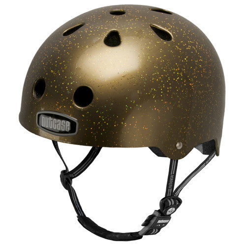 Gold shop bike helmet